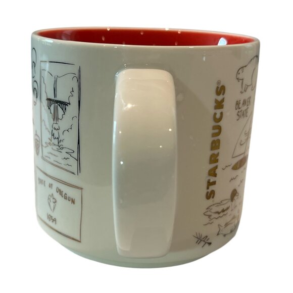 STARBUCKS BEEN THERE SERIES Mug Oregon '18 Wilderness Fishing Country Mountains - Picture 5 of 8